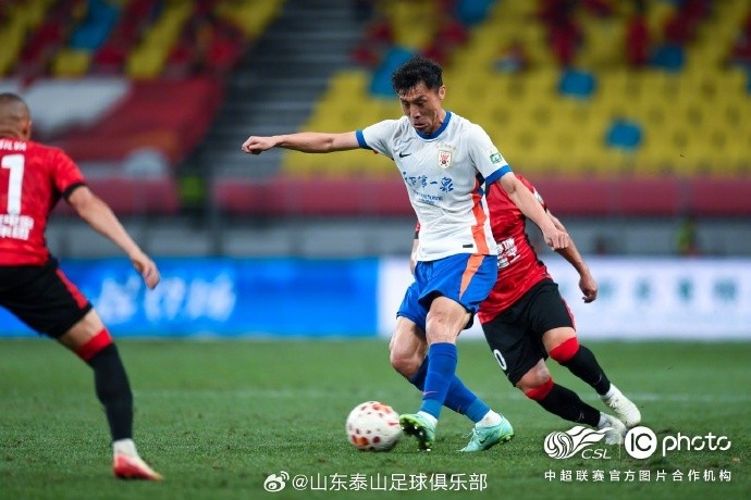 泰山客場0-1蓉城，五輪連勝終結